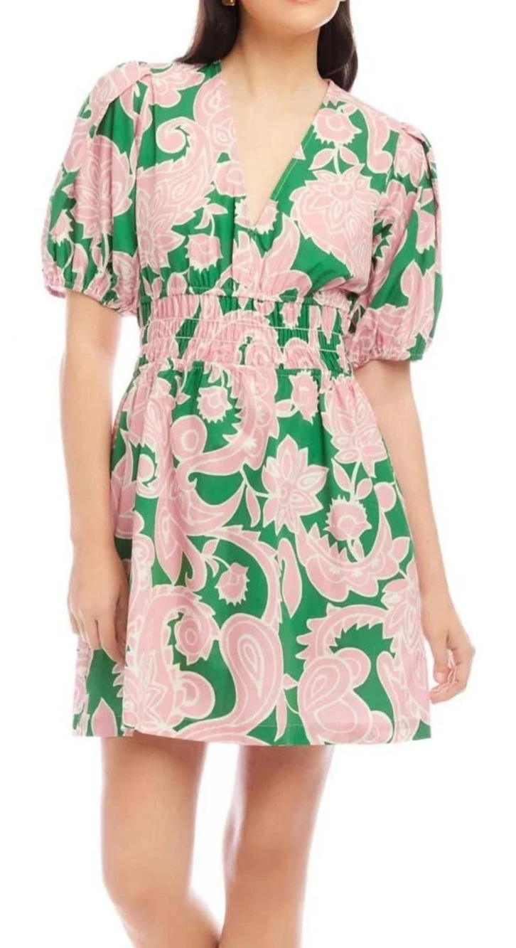 Fifteen Twenty LA Penelope Shirred Waist Mini Dress BNWT $268